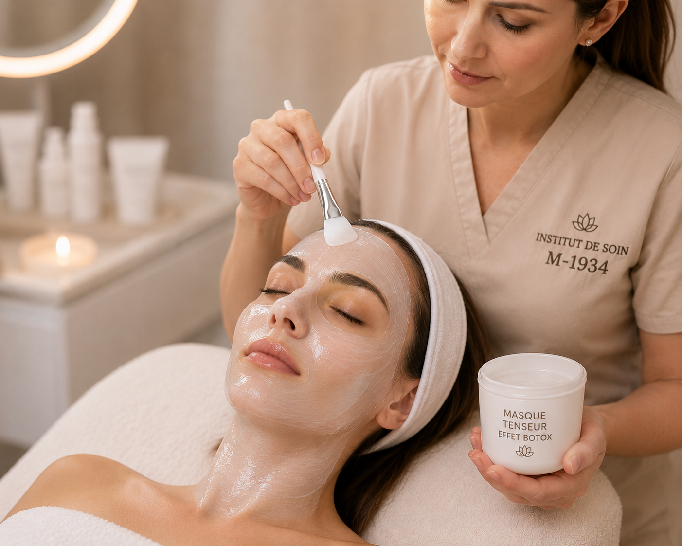 Masque effet botox
