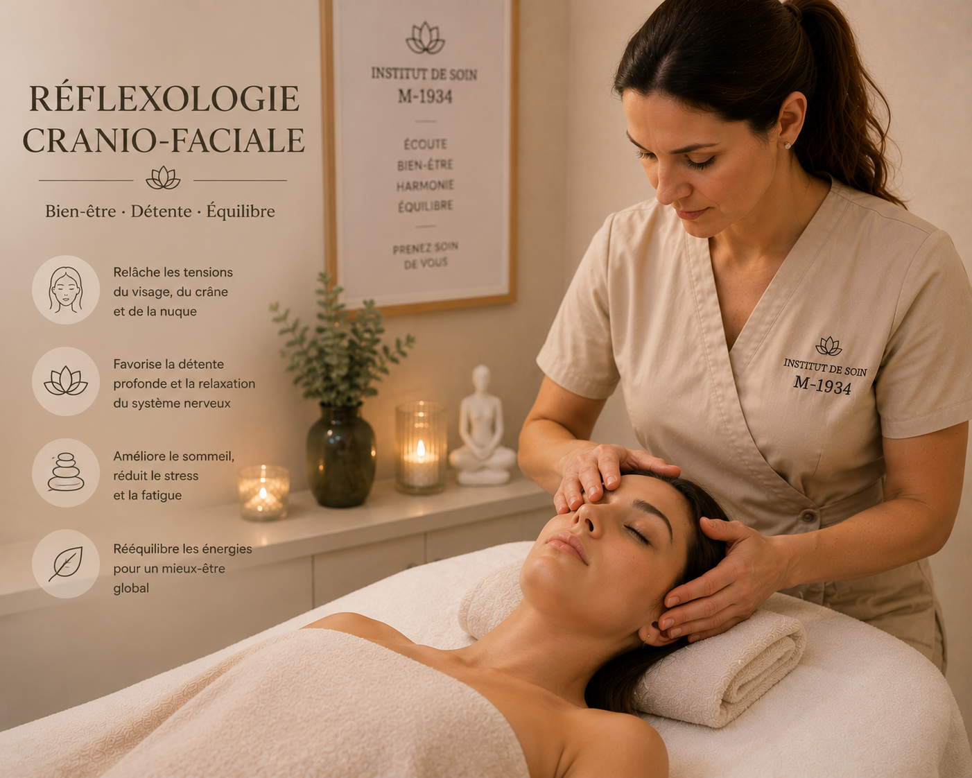 Réflexologie crânio-faciale